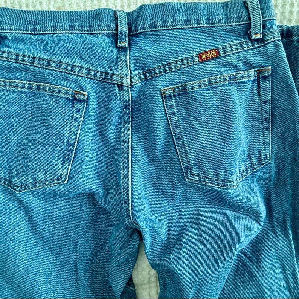 Men’s Rustler 31 x 30  Light Blue Cotton Jeans